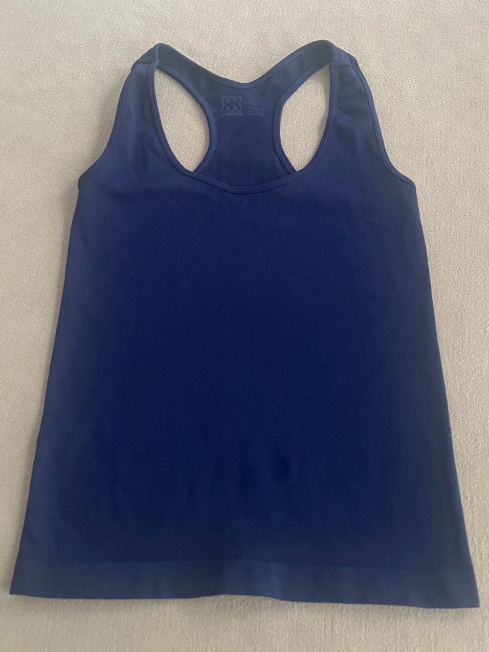 Kurve Premium Girls Athletic Blue Tank Top One Size [10-15 years old]